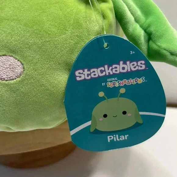 NWT Squishmallows Stackables Pilar the grasshopper 12” - Picture 2 of 5